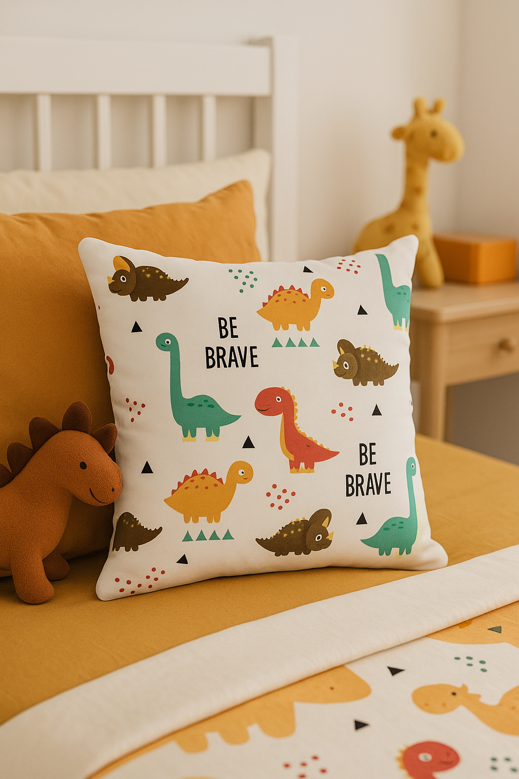 housse de coussin dinosaure mignon pour canapé et voiture - vue 3 sur 2