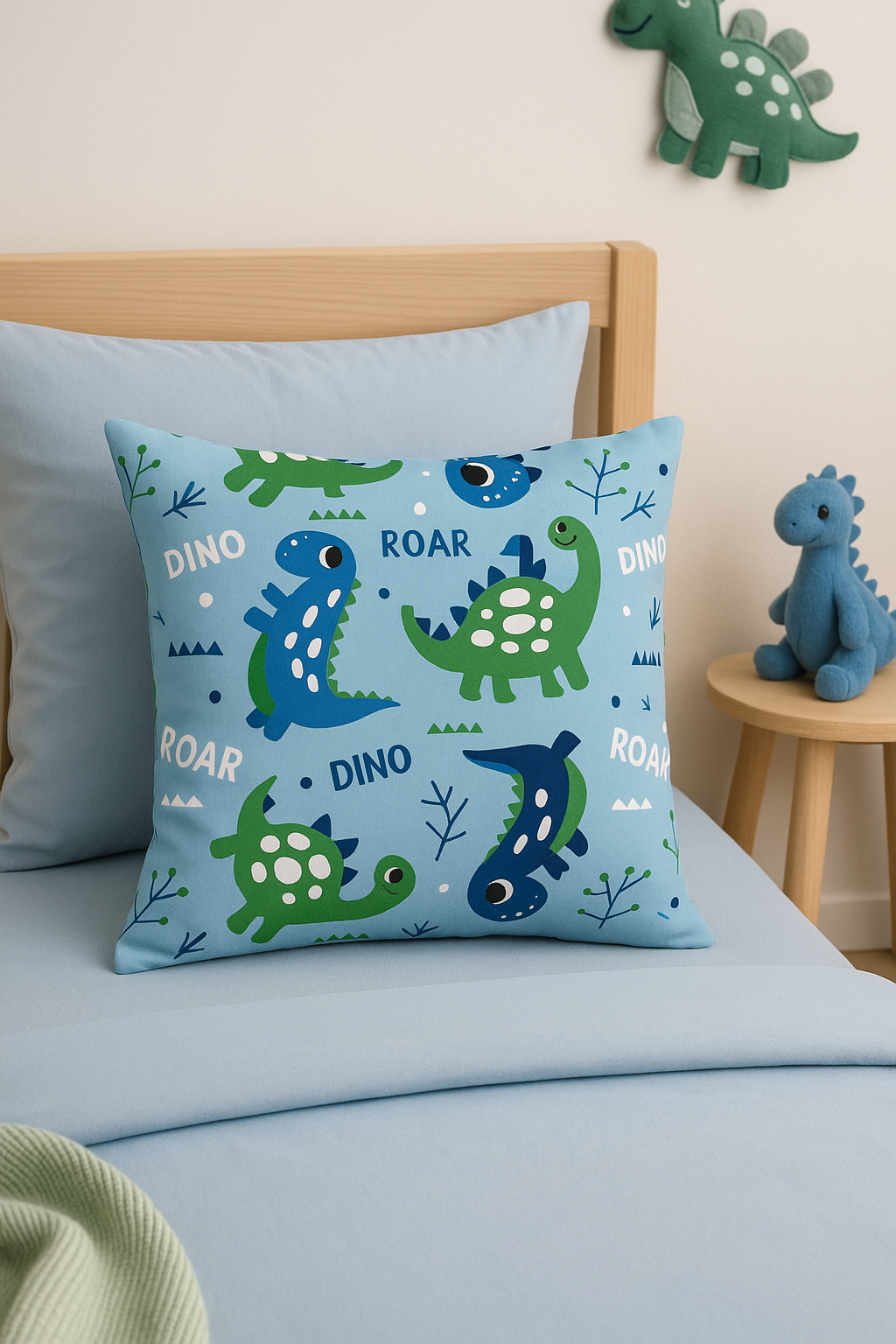 housse de coussin dinosaure mignon pour canapé voiture ou bureau