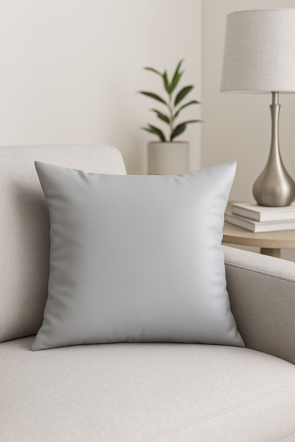 housse de coussin en similicuir pour canapé élégant