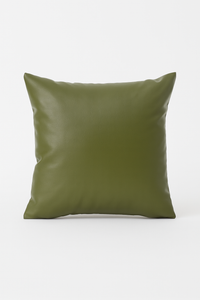 housse de coussin en similicuir pour canapé et salon