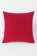 housse de coussin en velours côtelé coloris uni 40 à 70 cm