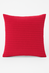 housse de coussin en velours côtelé décorative pour canapé et lit