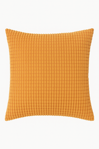 housse de coussin en velours côtelé motif grain de maïs grande taille