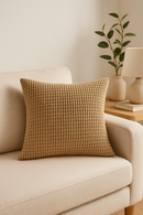 housse de coussin en velours côtelé motif grain de maïs grande taille