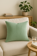 housse de coussin en velours côtelé rayé différentes tailles disponibles