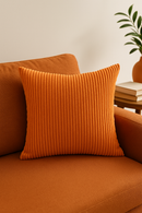 housse de coussin en velours côtelé rayé plusieurs tailles disponibles