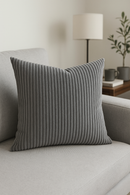 housse de coussin en velours côtelé rayé plusieurs tailles disponibles