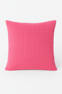 housse de coussin en velours côtelé unie 40 à 70 cm