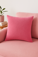 housse de coussin en velours grain de maïs grande taille décorative