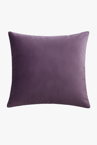 housse de coussin en velours sur mesure couleur unie décorative