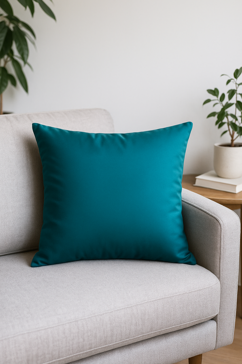 housse de coussin extérieure imperméable colorée 50 x 70 cm été - vue 2 sur 2