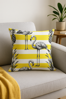 housse de coussin flamant rose pour une déco tendance