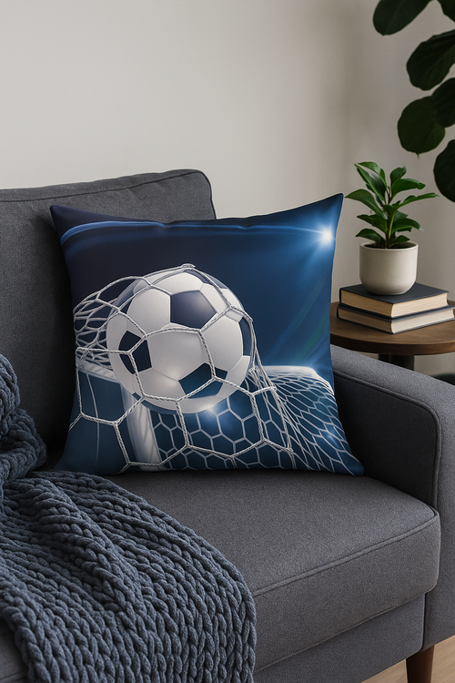 housse de coussin football pour déco intérieure et voiture