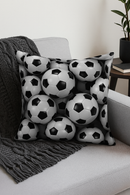 housse de coussin football pour décoration intérieure moderne