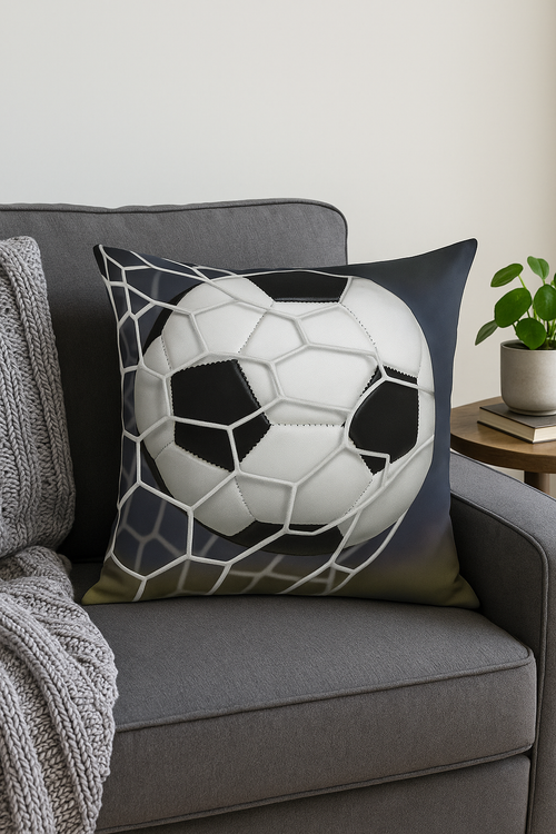 housse de coussin football pour passionnés de sport