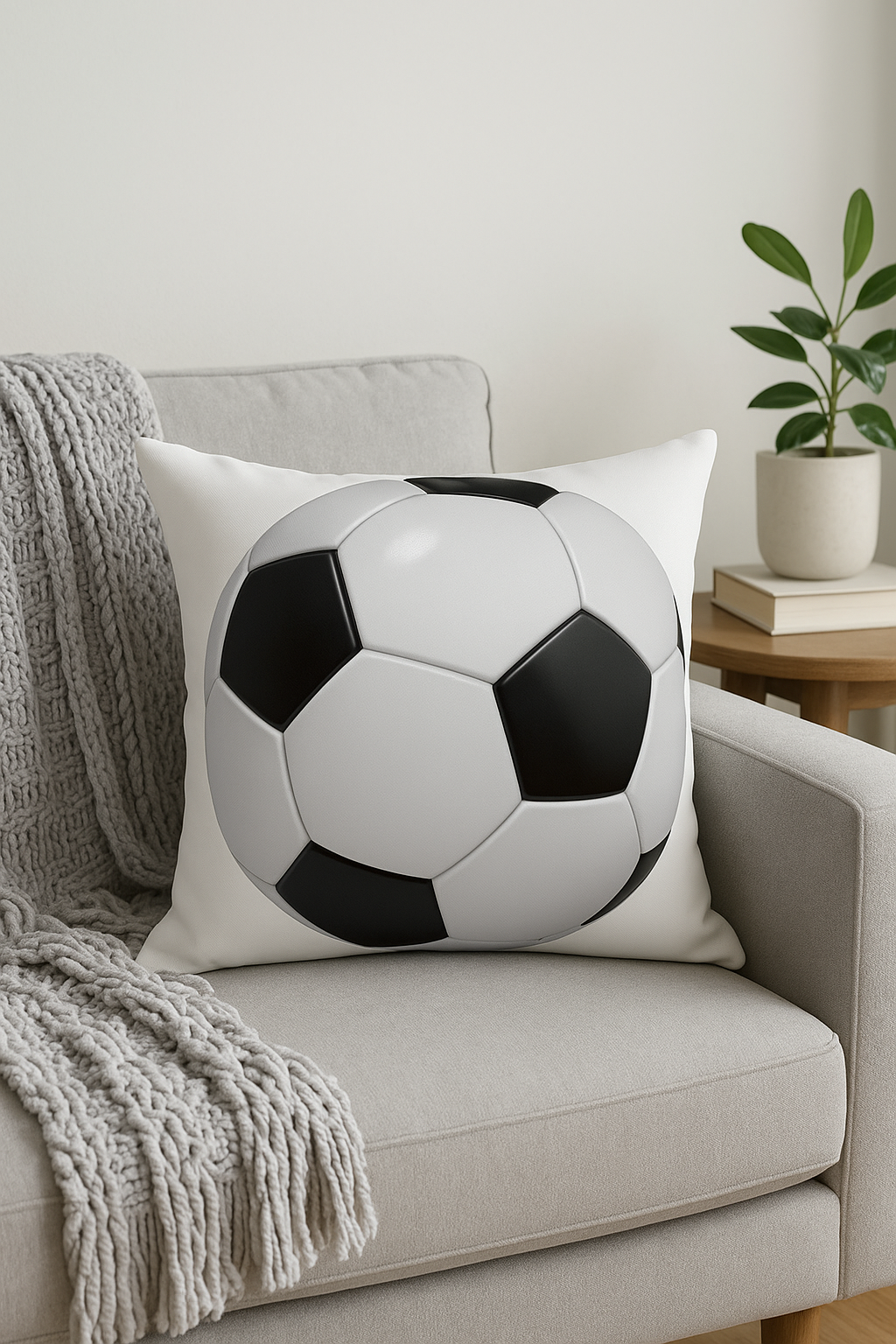 housse de coussin football pour passionnés de sport - vue 3 sur 2