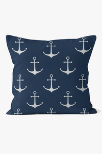 housse de coussin géométrique bleu marine style nordique élégant