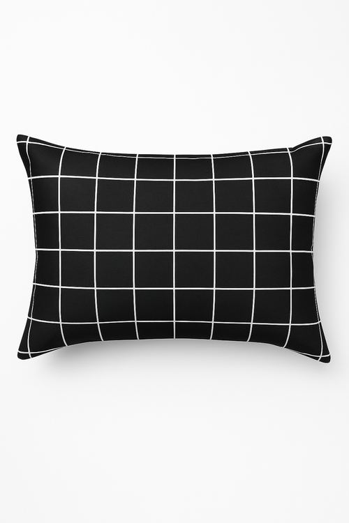 housse de coussin géométrique arc-en-ciel motif végétal décoratif