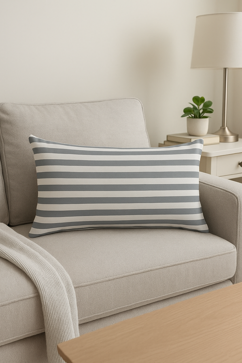 housse de coussin géométrique gris patchwork décorative pour chambre