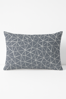 housse de coussin géométrique gris patchwork décorative pour votre espace