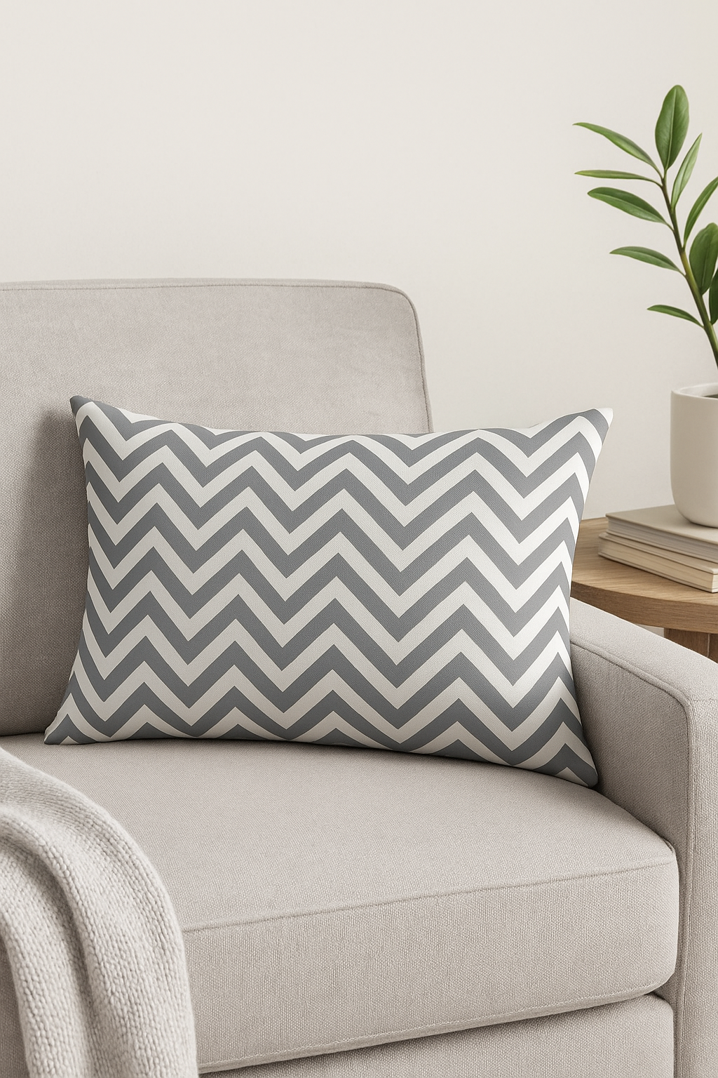 housse de coussin géométrique grise décorative pour salon ou chambre