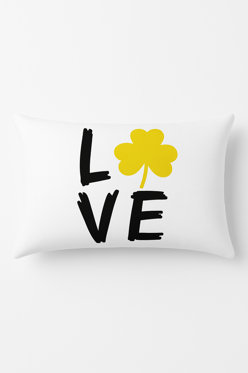 housse de coussin géométrique jaune pour décoration intérieure