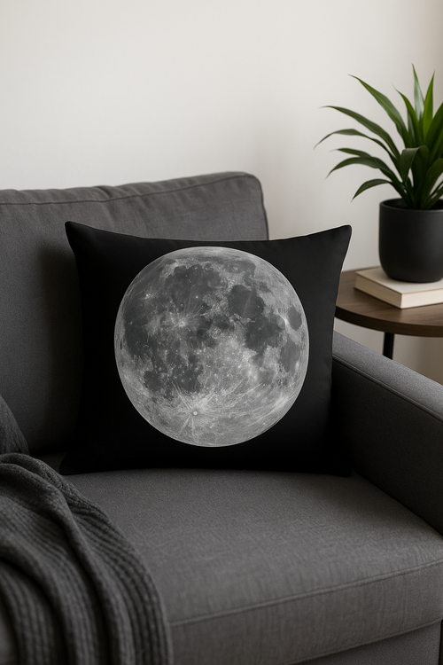 housse de coussin géométrique marbré noir et blanc 30x50 cm - vue 3 sur 2