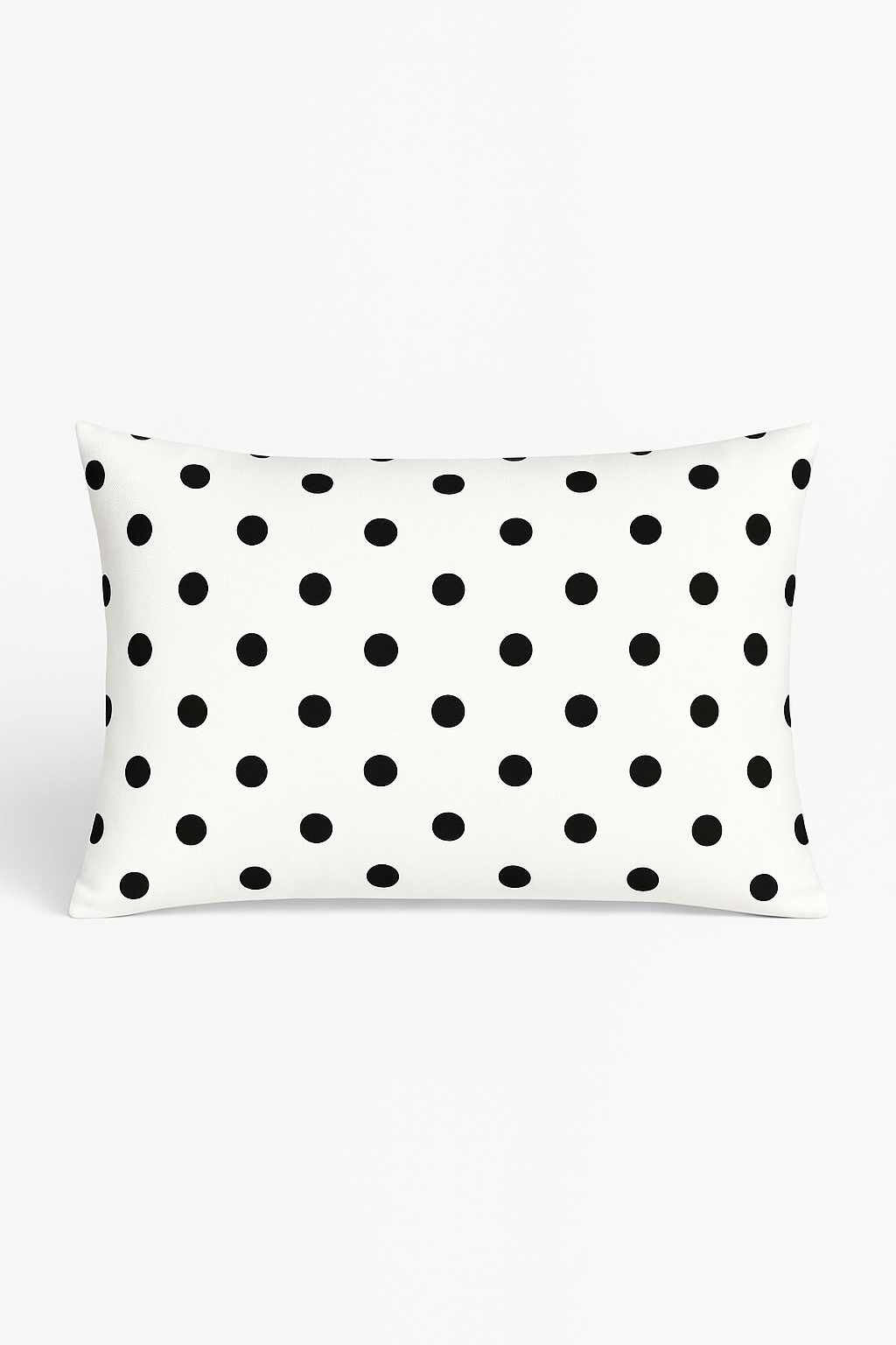 housse de coussin géométrique marbrée noir et blanc 30 x 50 cm