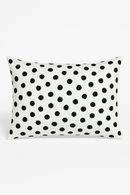 housse de coussin géométrique noir et blanc 30 x 50 cm