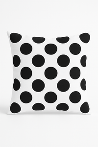 housse de coussin géométrique noir et blanc design moderne
