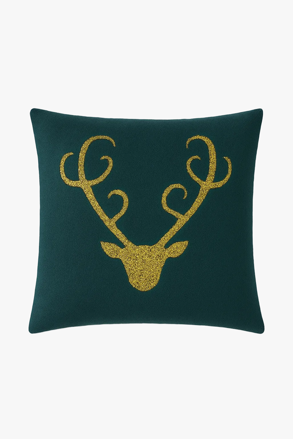 housse de coussin géométrique style ethnique or clair