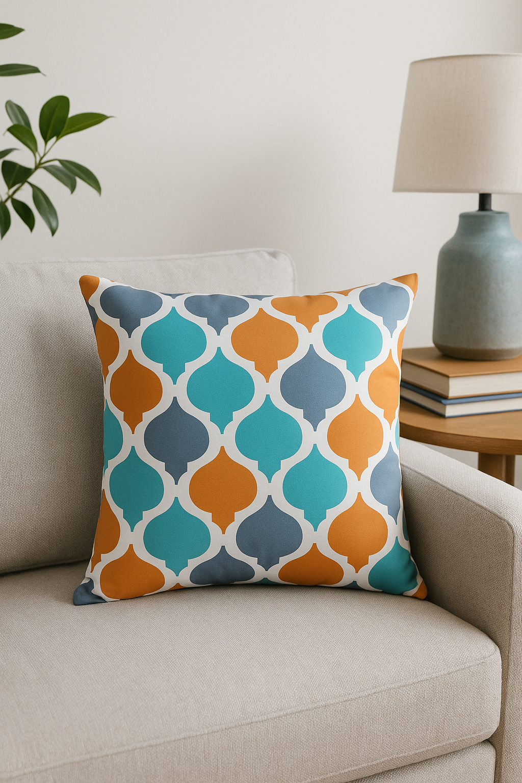 housse de coussin imperméable colorée pour extérieur 50 x 70 cm - vue 3 sur 2