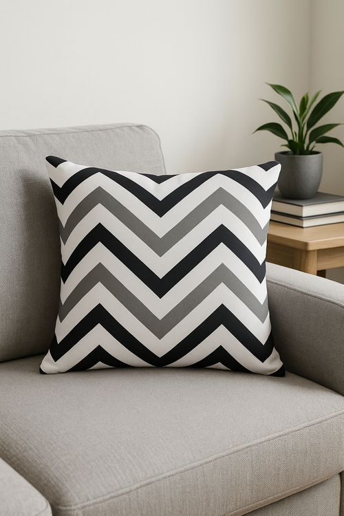 housse de coussin imperméable imprimée pour extérieur 40 à 60 cm - vue 2 sur 2