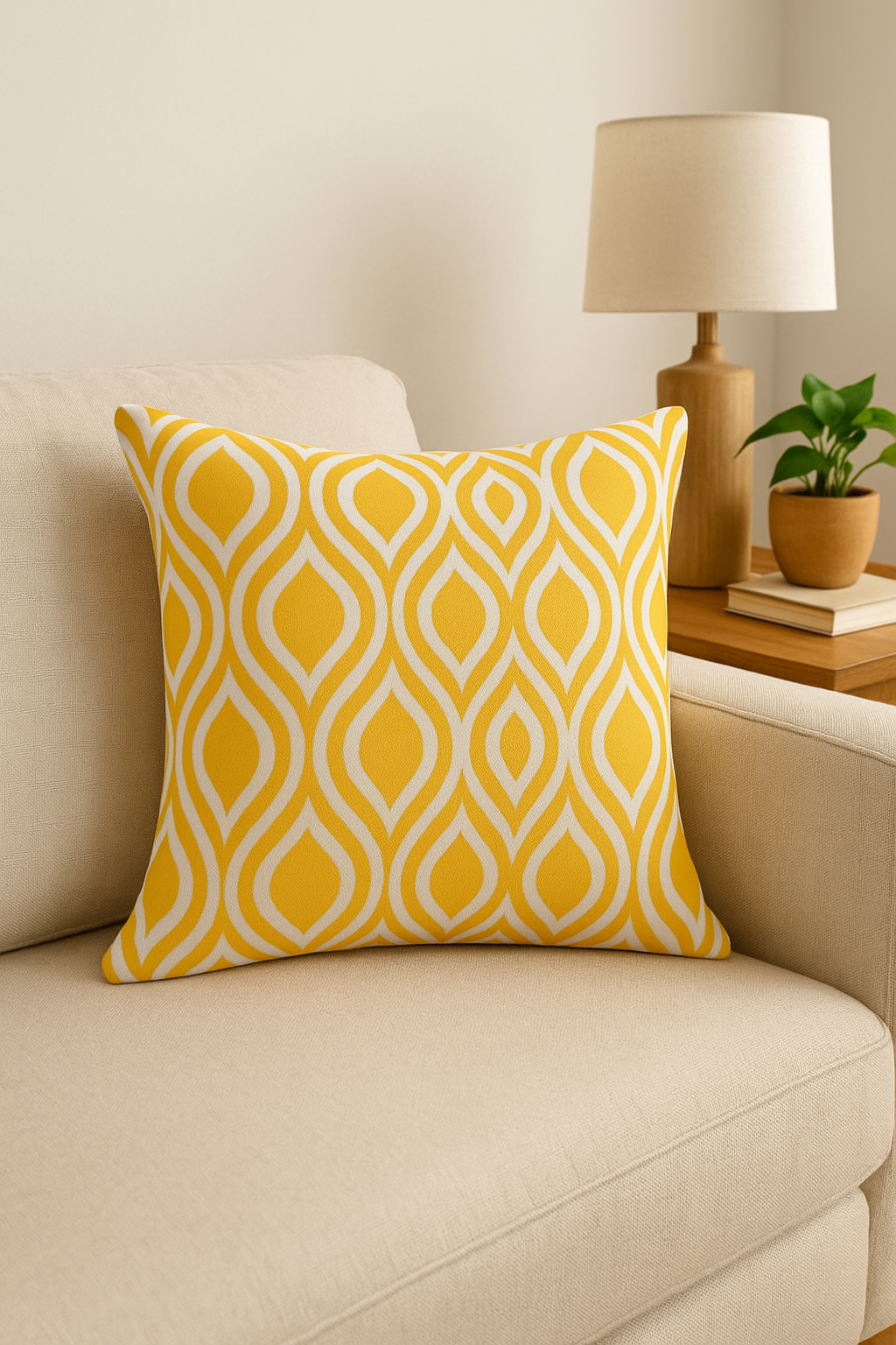 housse de coussin imperméable imprimée pour extérieur 40 à 60 cm