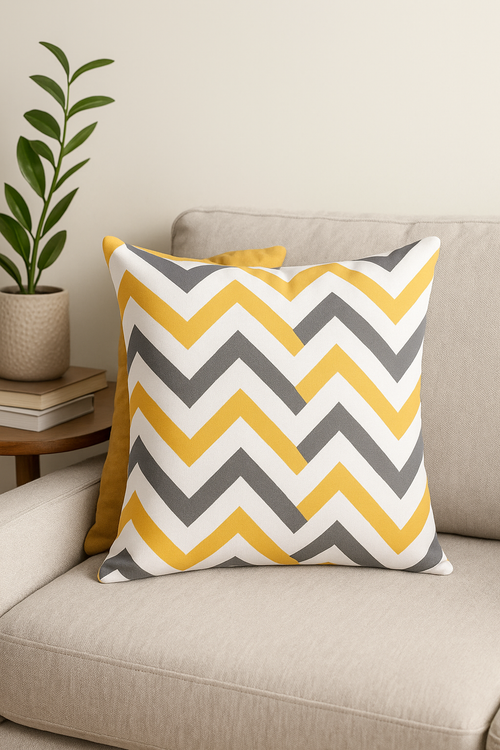 housse de coussin imperméable imprimée pour extérieur 40 à 60 cm - vue 2 sur 2