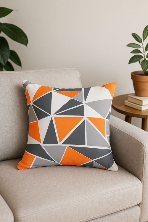 housse de coussin imperméable imprimée pour extérieur 40 à 60 cm - vue 2 sur 2