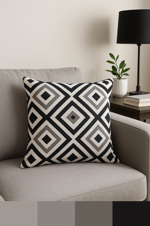 housse de coussin imperméable imprimée pour jardin et décoration extérieure - vue 2 sur 2