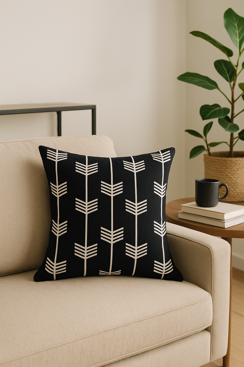 housse de coussin imperméable motif oxford pour extérieur et jardin