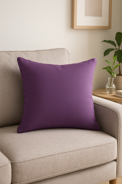 housse de coussin imperméable sur mesure unie 40 à 70 cm - vue 2 sur 2