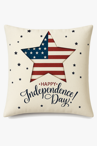 housse de coussin imprimée love usa pour le jour de l'indépendance
