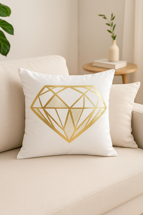 housse de coussin moderne à motif géométrique végétal pour canapé