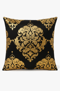 housse de coussin moderne avec motif géométrique végétal