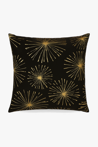 housse de coussin moderne à motif géométrique végétal
