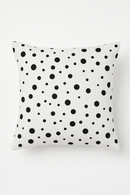 housse de coussin moderne noir et blanc géométrique décorative