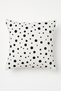 housse de coussin moderne noir et blanc géométrique décorative