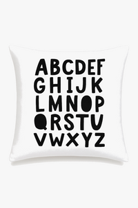 housse de coussin moderne noir et blanc motif géométrique décoratif