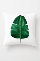 housse de coussin motif cactus monstera et plantes tropicales
