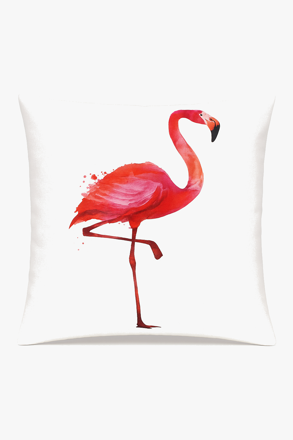 housse de coussin motif flamant rose coloré pour décoration intérieure