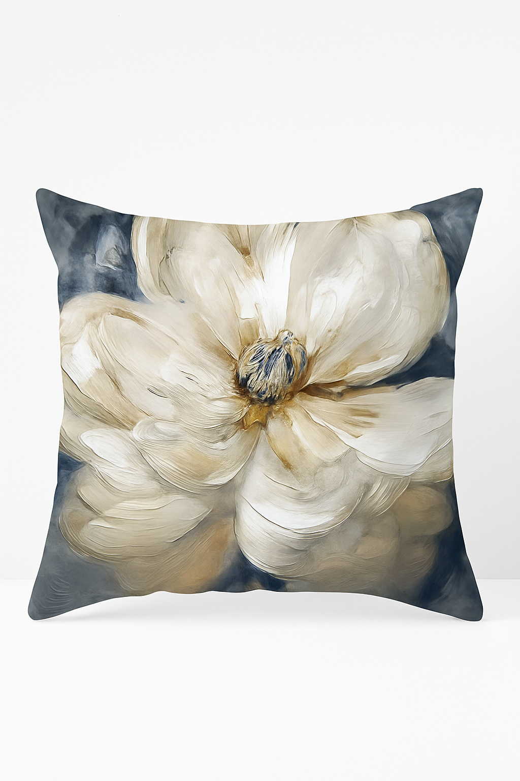 housse de coussin à motif floral ginkgo pour salon et chambre