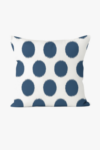 housse de coussin nordique géométrique bleu marine élégante pour canapé